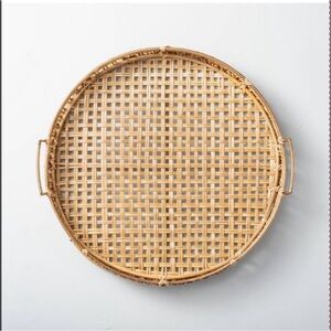 Hearth and Hand Rattan Tray NWT!!